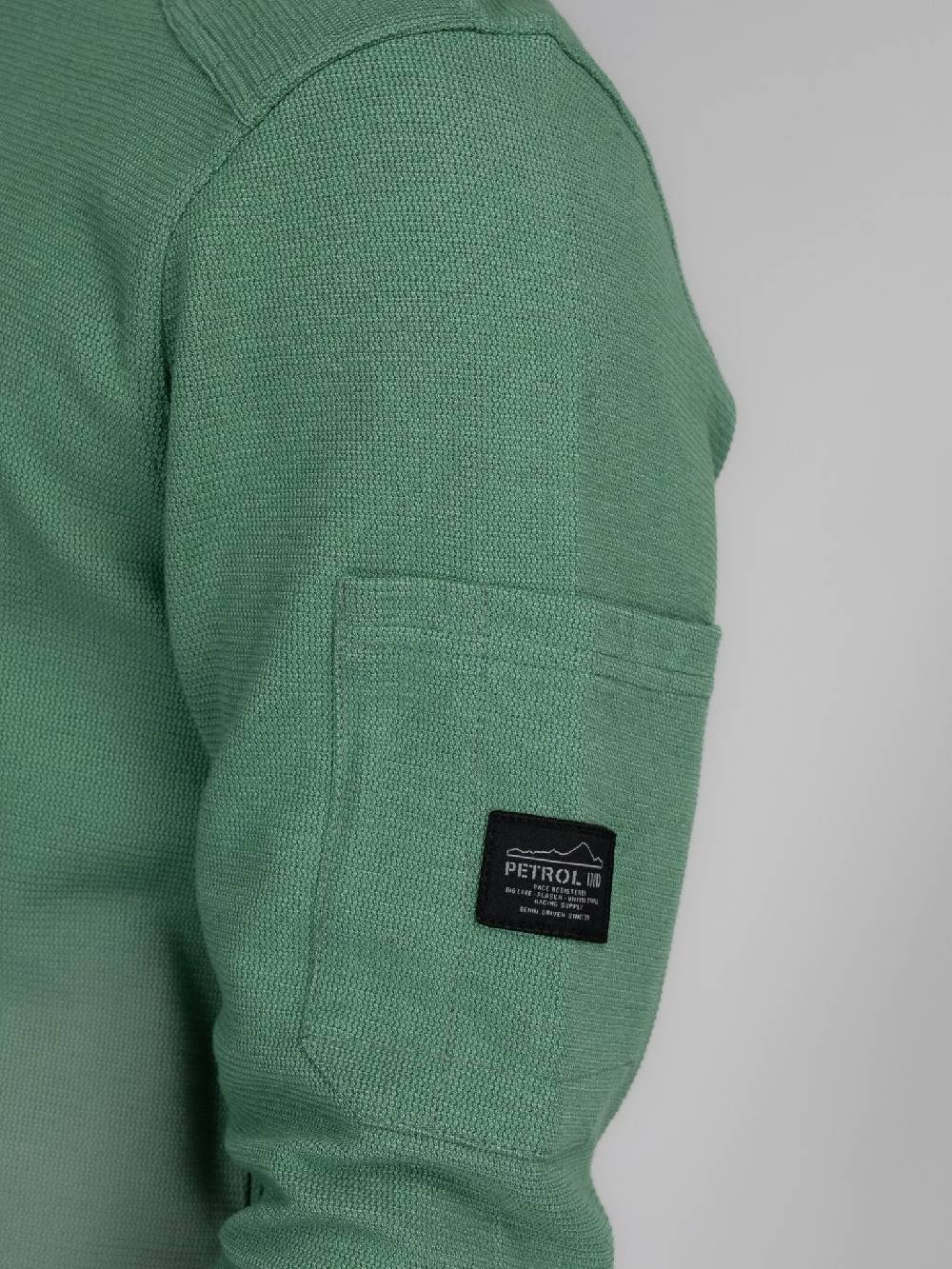 Petrol M-3040-SWR304 Men Sweater Round Neck (6167 Wasabi) Bis zu 50% Rabatt
