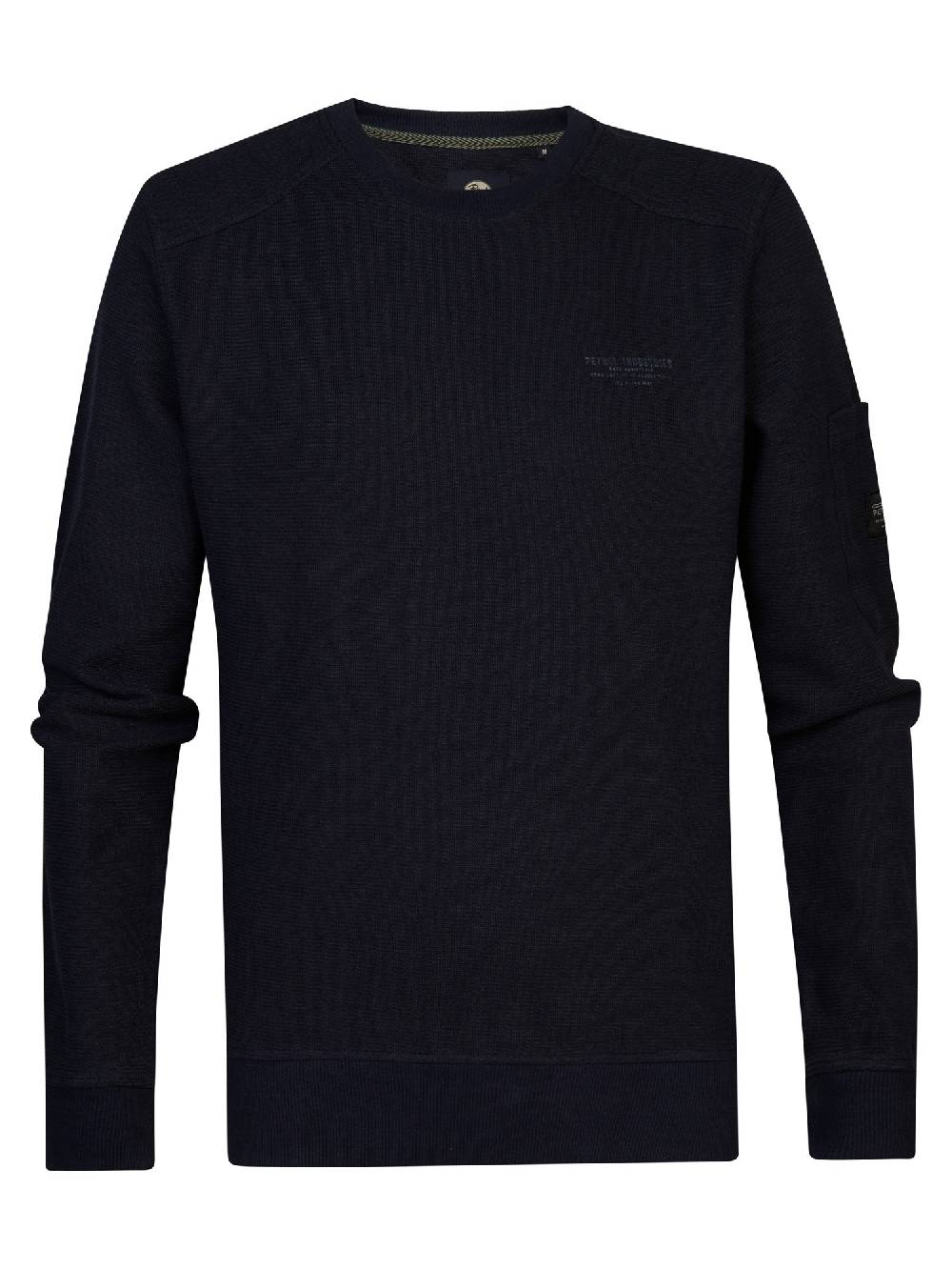Petrol M-3040-SWR304 Men Sweater Round Neck (5120 Sky Captain) Bis zu 60% Rabatt