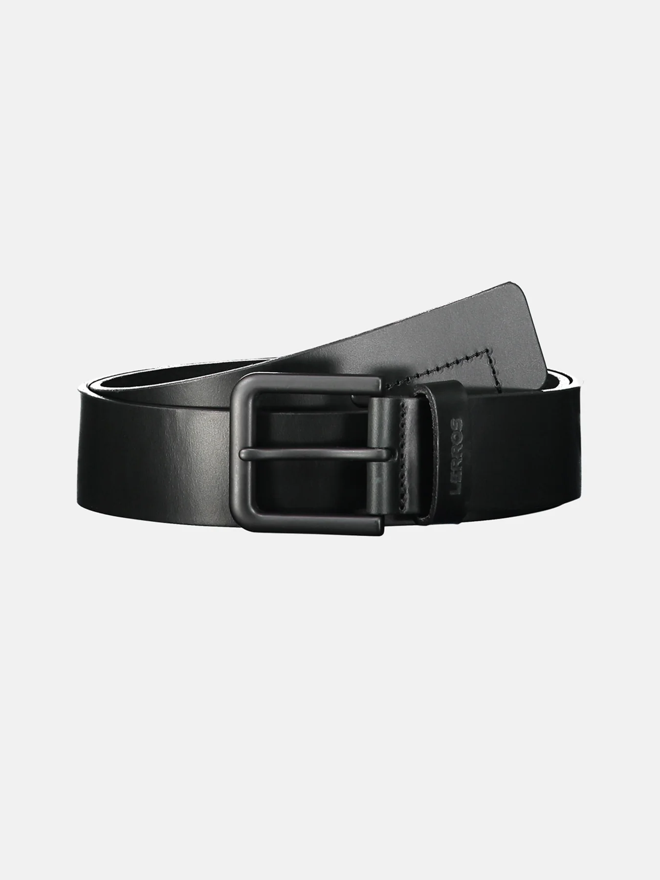 Lerros 5003018 LEREN RIEM MATTHEW MET ZWARTE GESP (290 BLACK) Bis zu 55% Rabatt