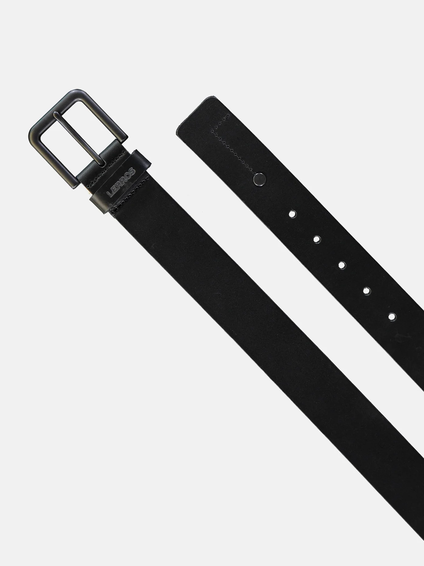 Lerros 5003018 LEREN RIEM MATTHEW MET ZWARTE GESP (290 BLACK) Bis zu 55% Rabatt