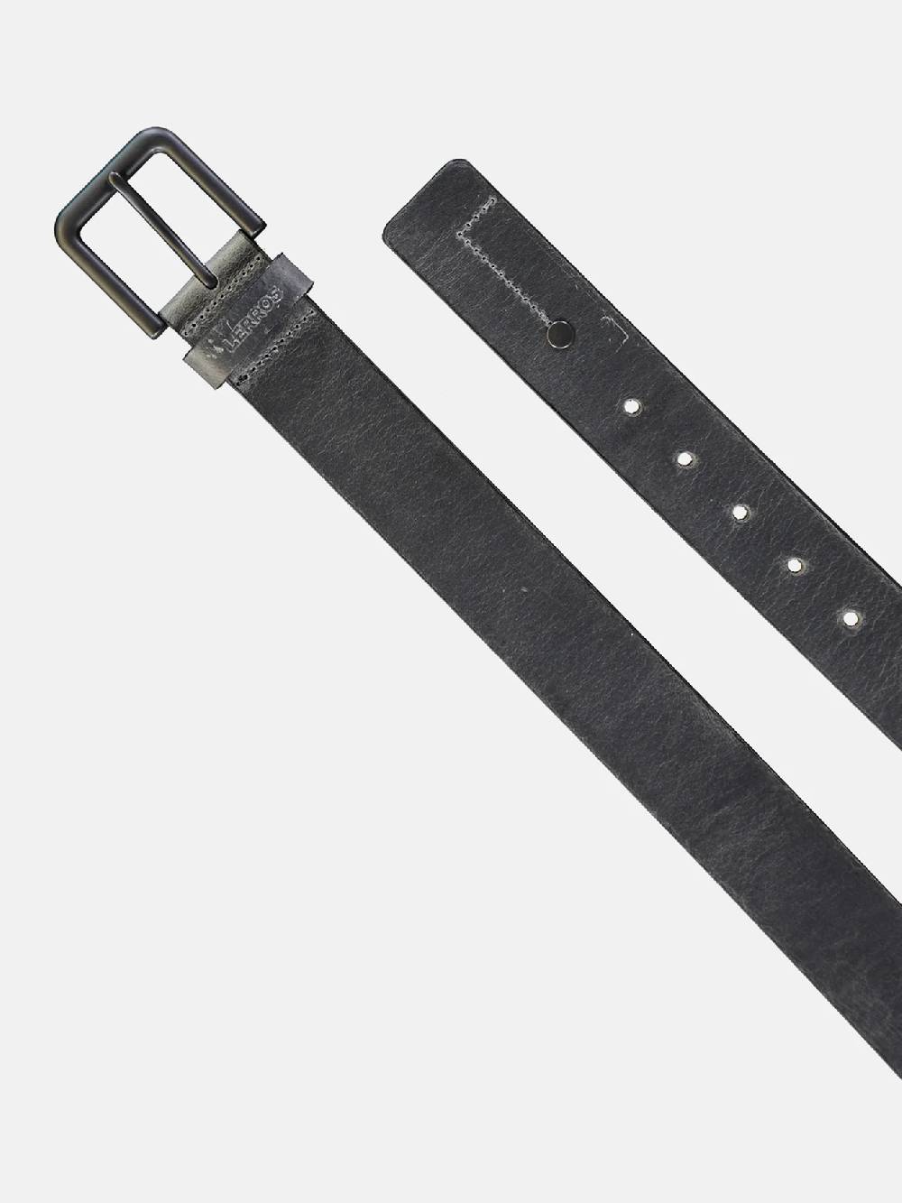 Lerros 5003018 LEREN RIEM MATTHEW MET ZWARTE GESP (250 MID GREY MELANGE) Discount Store für neue Produkte