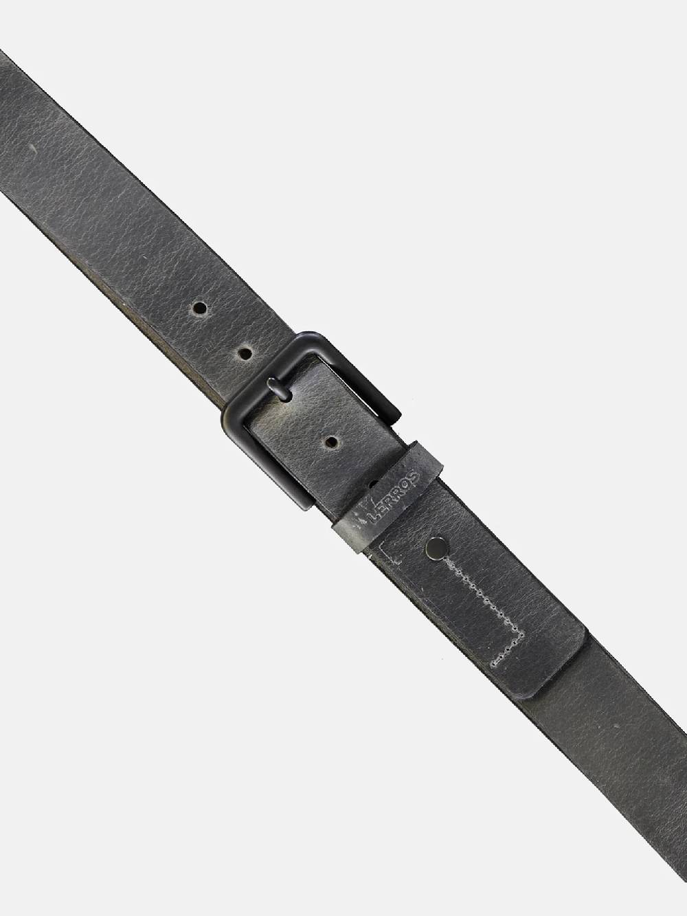 Lerros 5003018 LEREN RIEM MATTHEW MET ZWARTE GESP (250 MID GREY MELANGE) Discount Store für neue Produkte