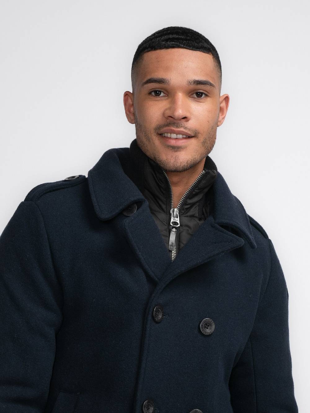 Petrol Industries M-3040-JAC102 Men Jacket Wool (5120 Sky Captain) 50% Rabatt mit kostenlosem Versand