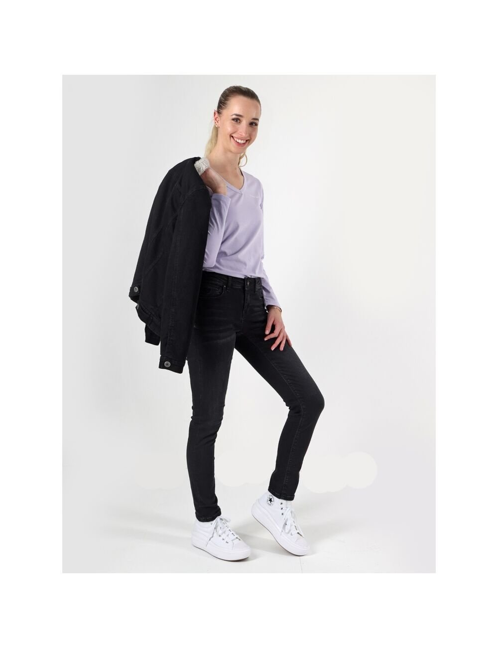 M.O.D MONIKA Slim Fit - Safe Black 3857 Vatertagsangebot