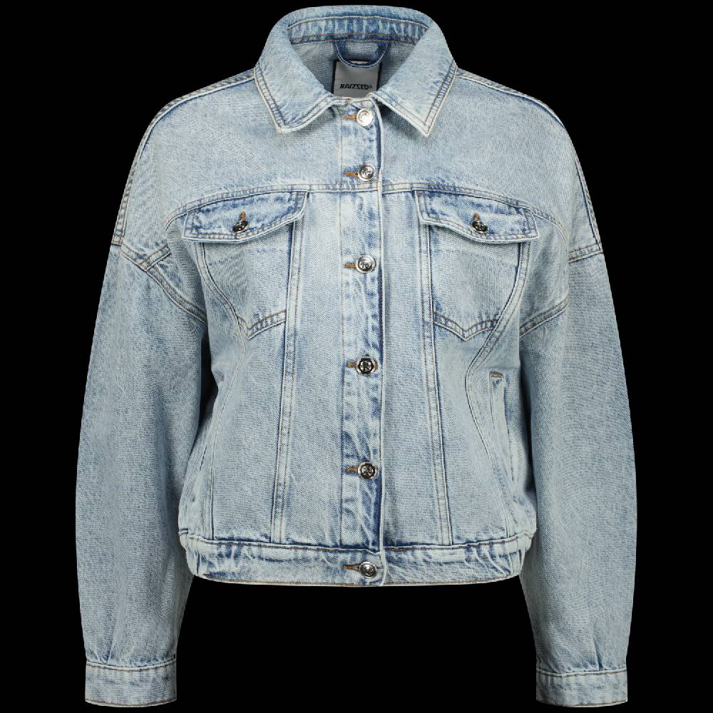 RAIZZED VERONICA Denim Jacket - Light Blue Stone Hotsell