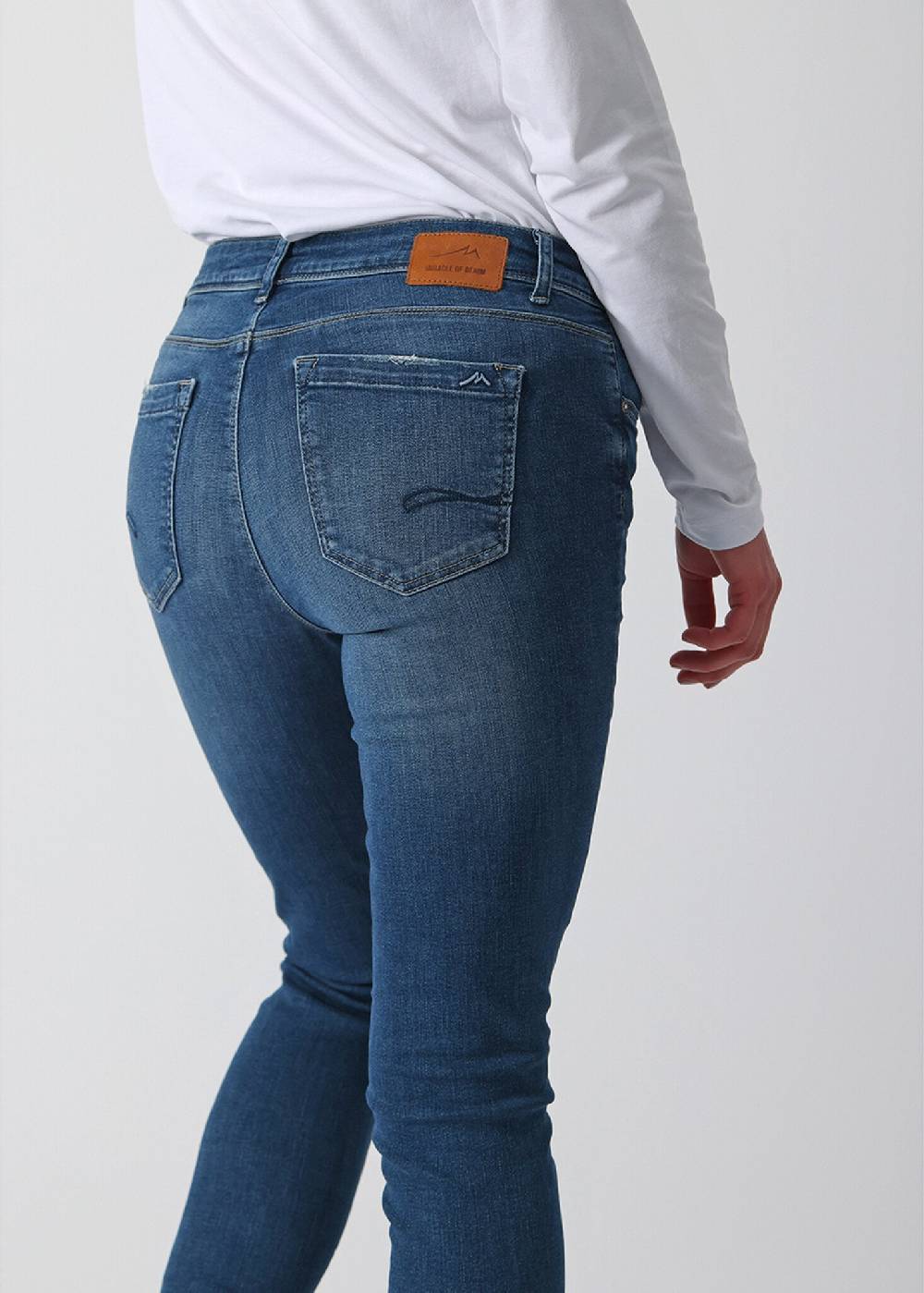 M.O.D MONIKA Slim Fit - (1092 Silver Blue) Große Rabatte