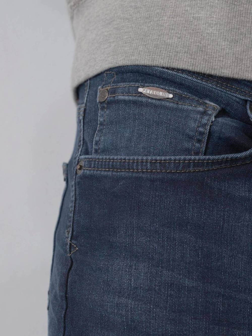 Petrol SEAHAM-Classic - Men Denim Slim Fit (5855 Midnight Blue) Kostenlose Rückgabe