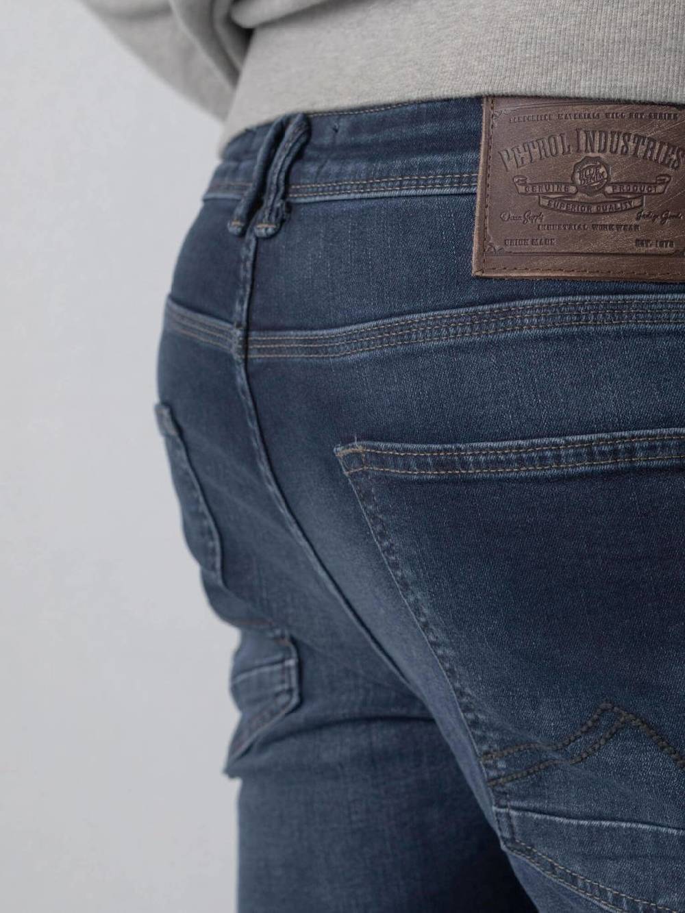 Petrol SEAHAM-Classic - Men Denim Slim Fit (5855 Midnight Blue) Kostenlose Rückgabe