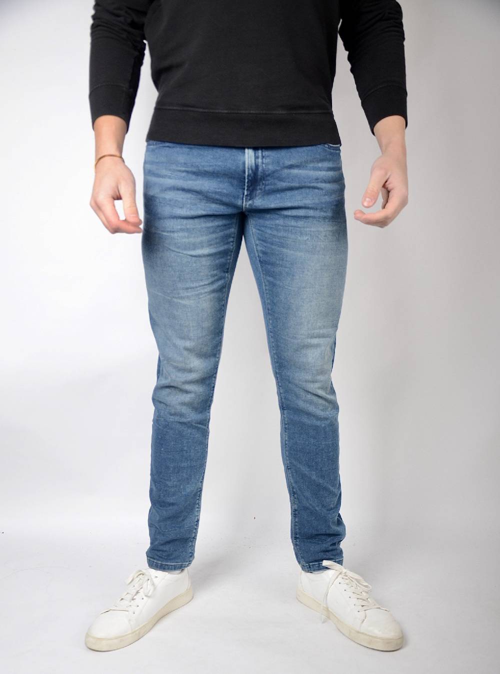 Cars Jeans ANCONA JOG Tapered Vintage Blue (08) Letzte 3 Tage