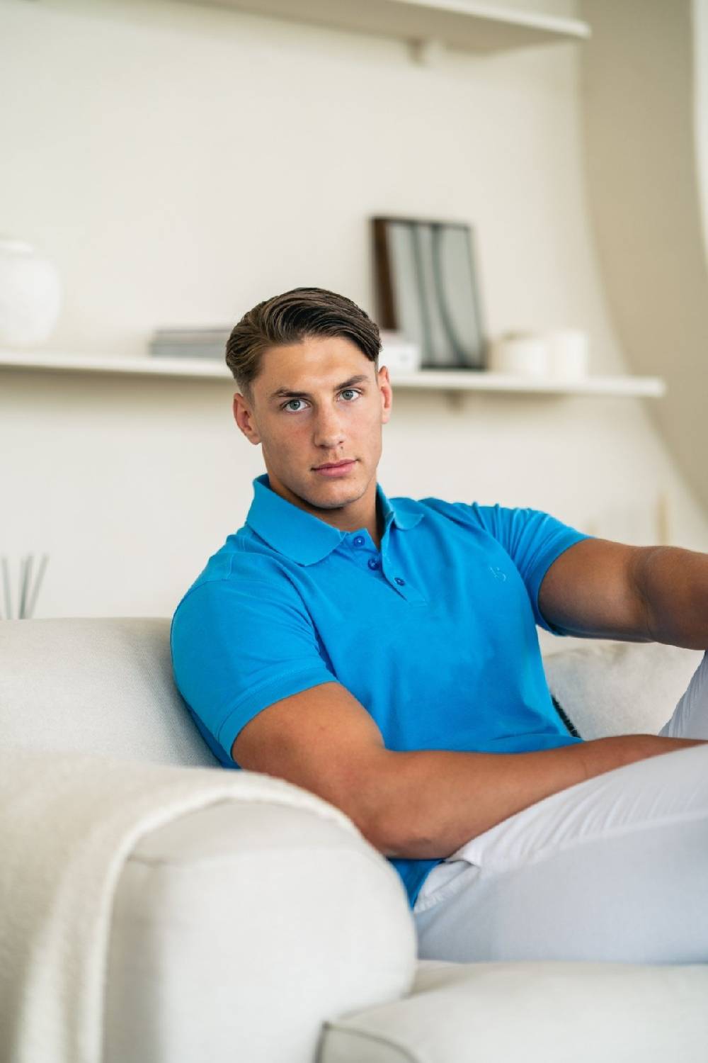 Boogaerts MAX PIQUE POLO BLUE Letzte 2 Tage