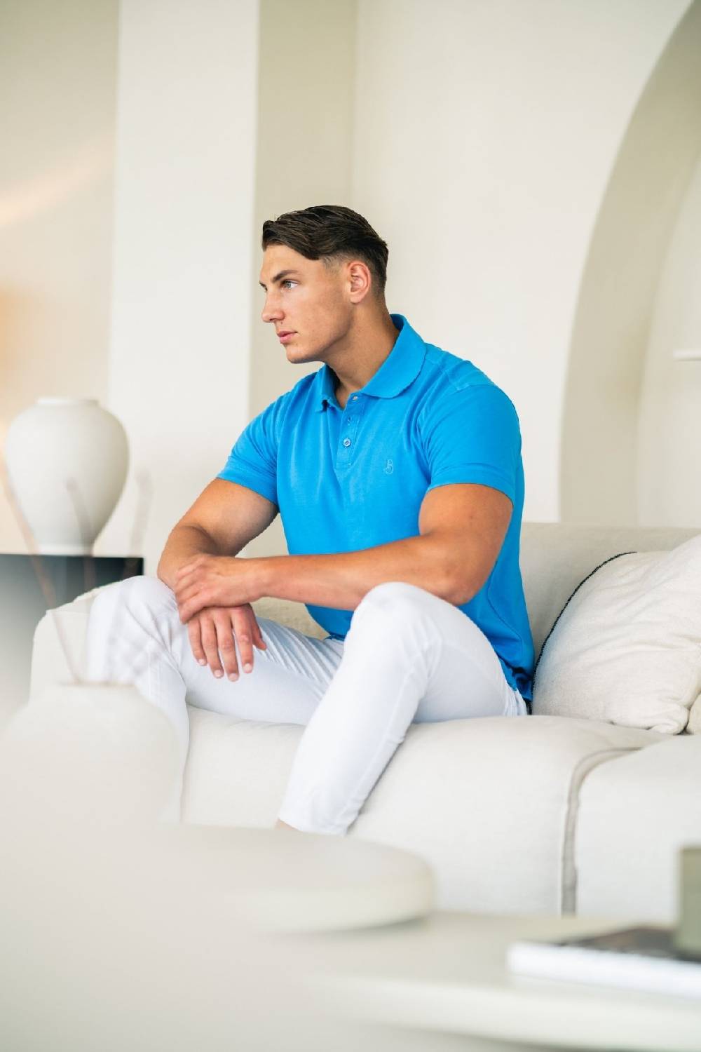 Boogaerts MAX PIQUE POLO BLUE Letzte 2 Tage
