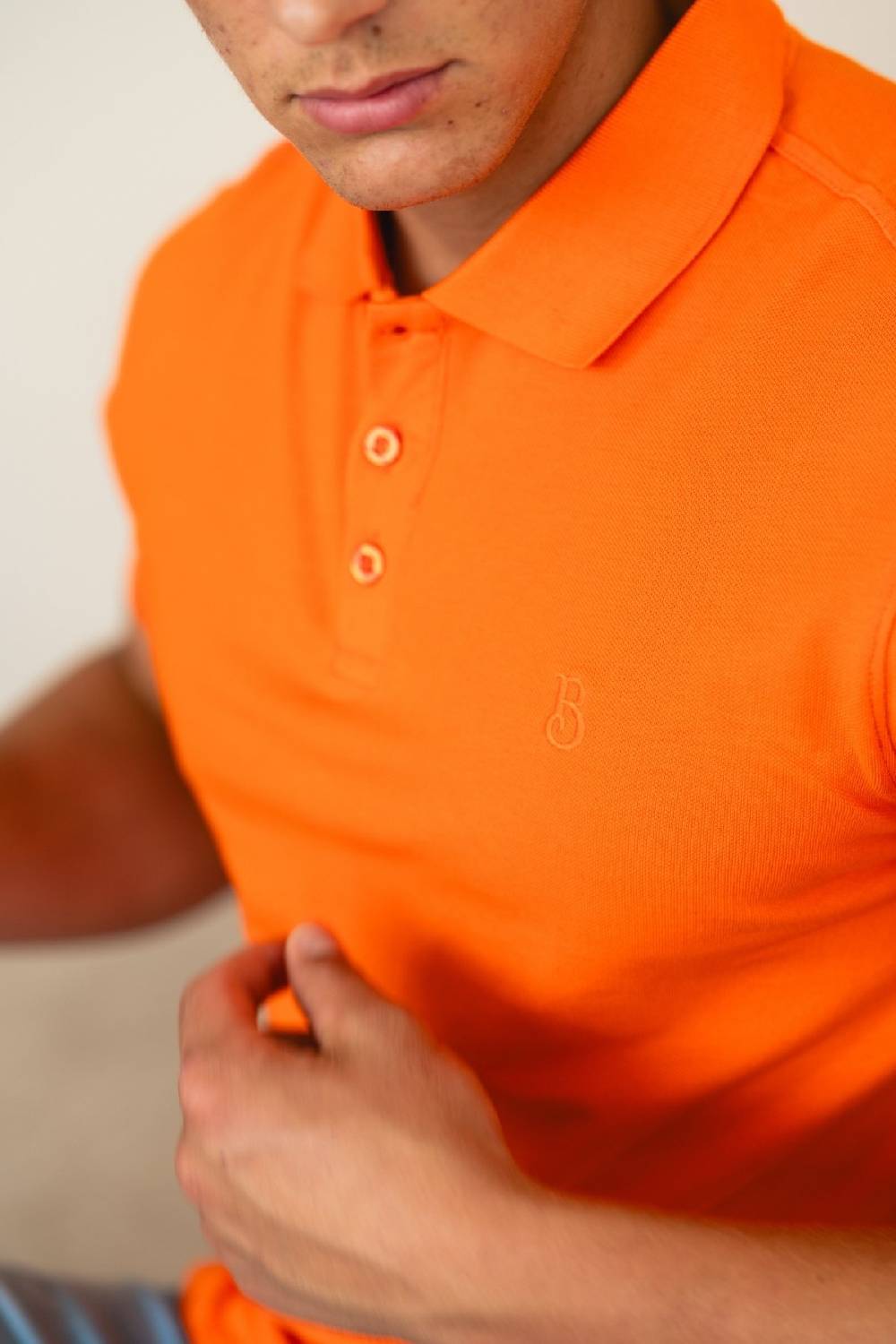 Boogaerts MAX PIQUE POLO ORANGE Zeitbegrenzte Promotion