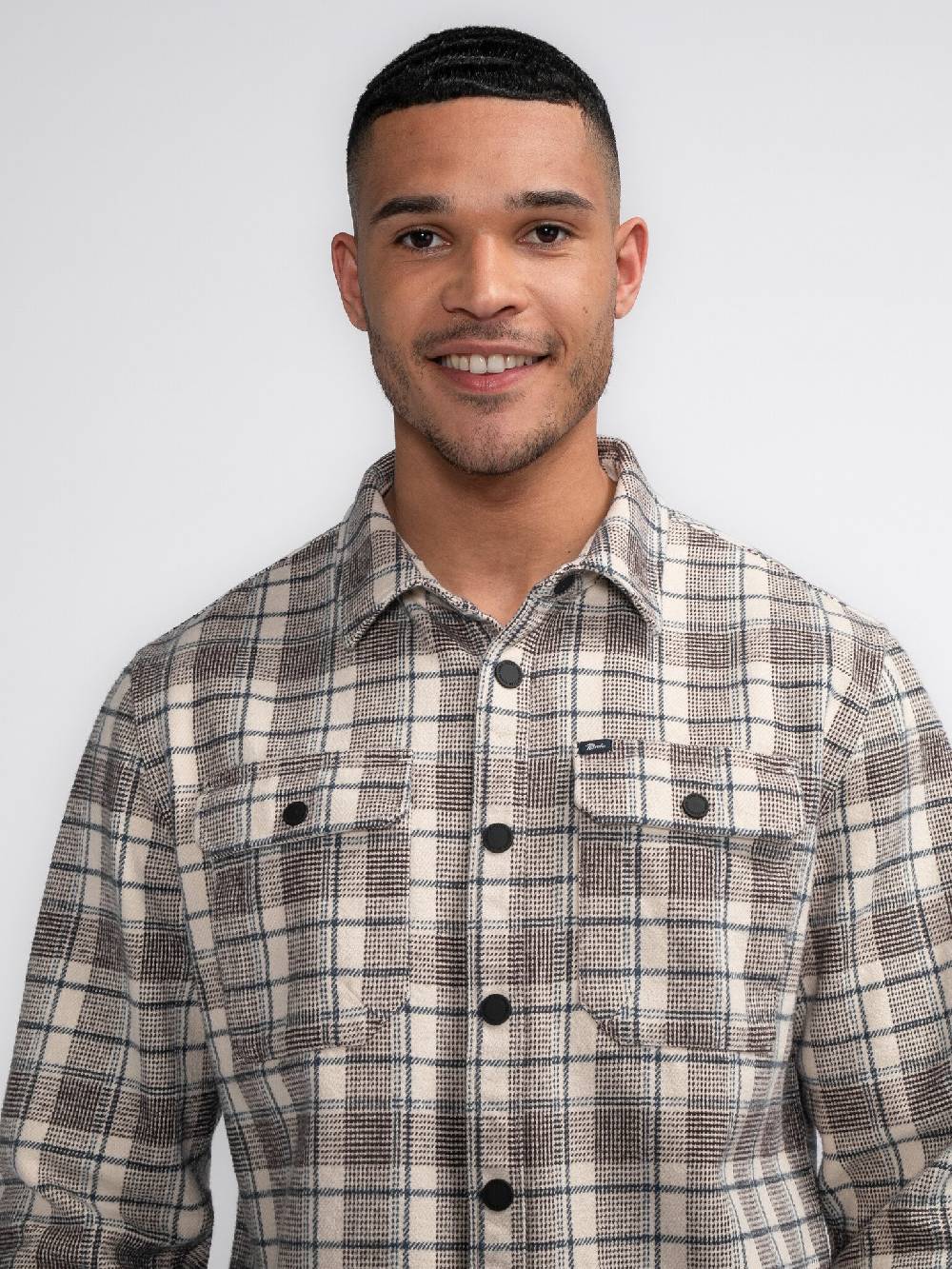 Petrol M-3040-SIL405 Men Shirt Long Sleeve Check (7137 Ecru) Bis zu 50% Rabatt