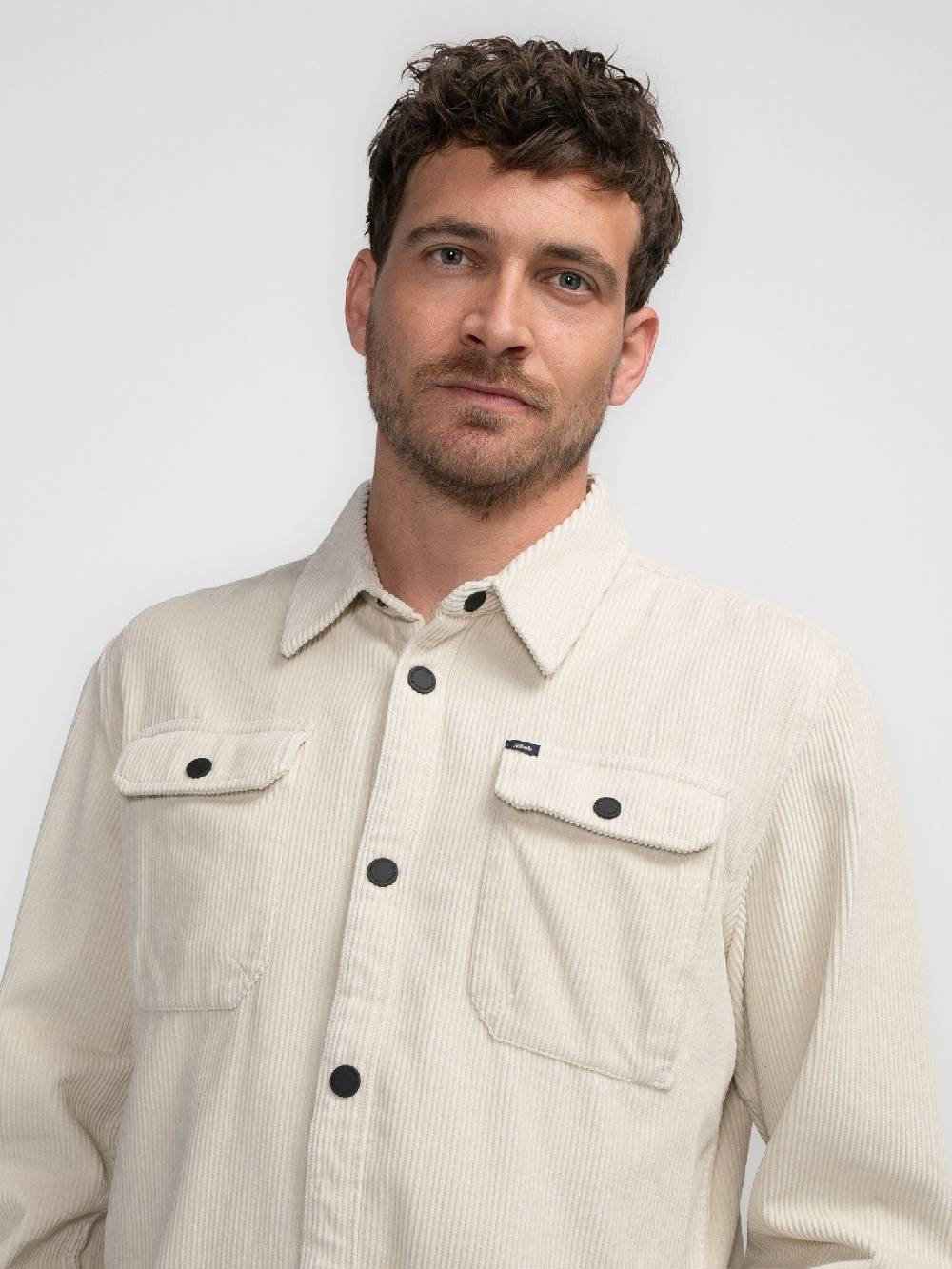 Petrol M-3040-SIL427 MEN SHIRT LONG SLEEVE UNI 7137 ECRU Bis zu 60% Rabatt
