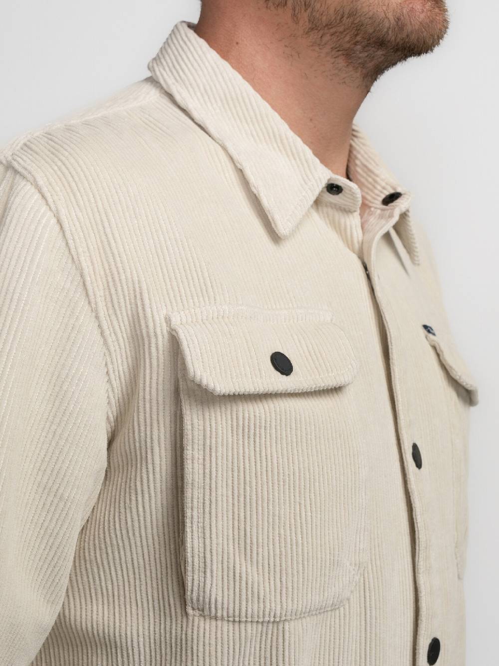 Petrol M-3040-SIL427 MEN SHIRT LONG SLEEVE UNI 7137 ECRU Bis zu 60% Rabatt