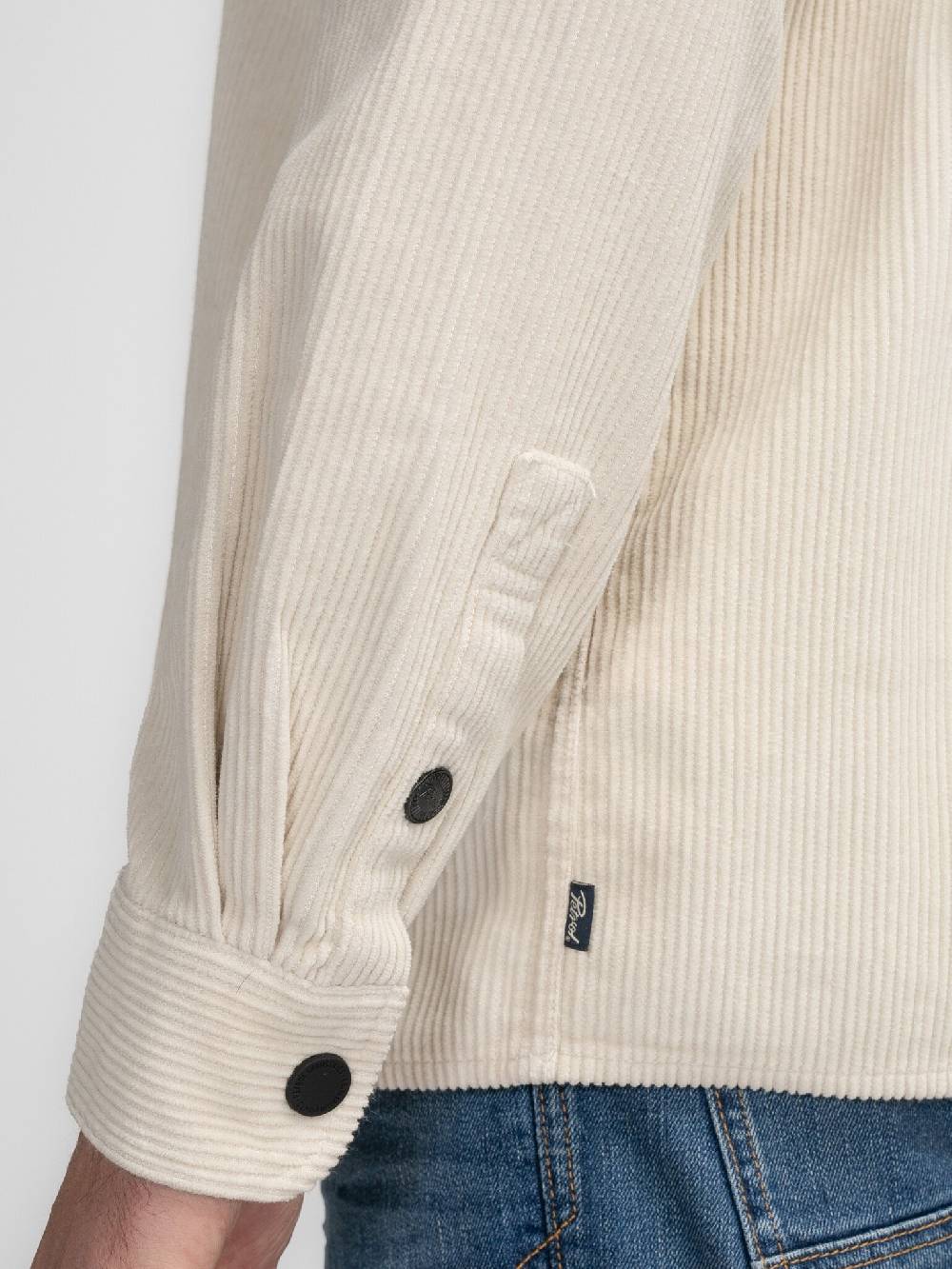 Petrol M-3040-SIL427 MEN SHIRT LONG SLEEVE UNI 7137 ECRU Bis zu 60% Rabatt
