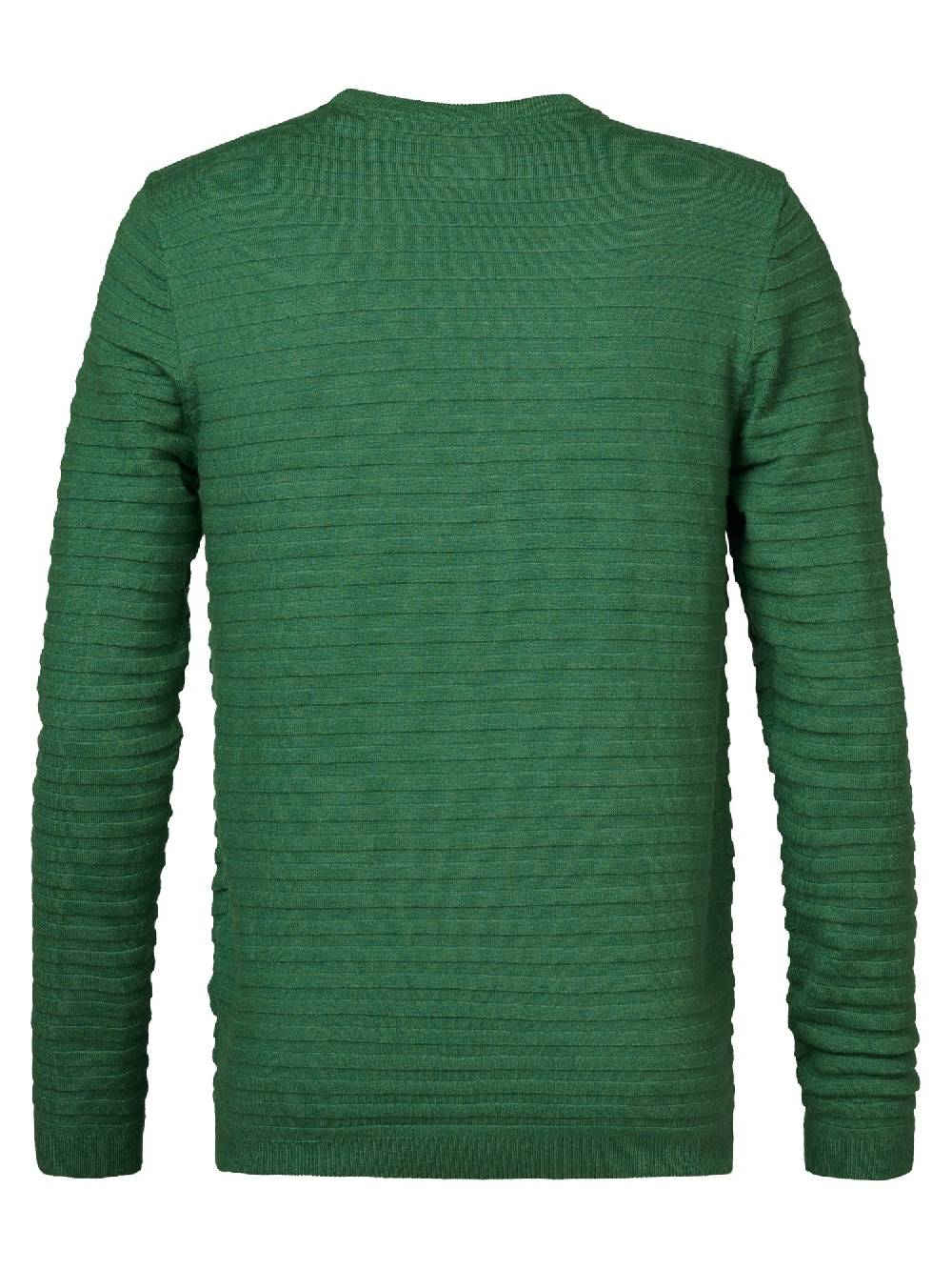Petrol M-3040-KWR269 Men Knitwear Round Neck Basic (6167 Wasabi) Super Rabatt