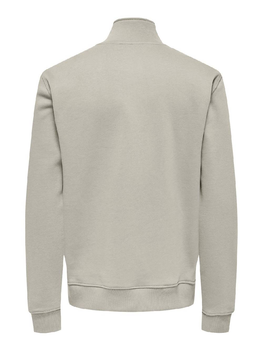 Only & Sons ONSCURATED REG HALF ZIP SWEAT (Silver Lining) Im Verkauf