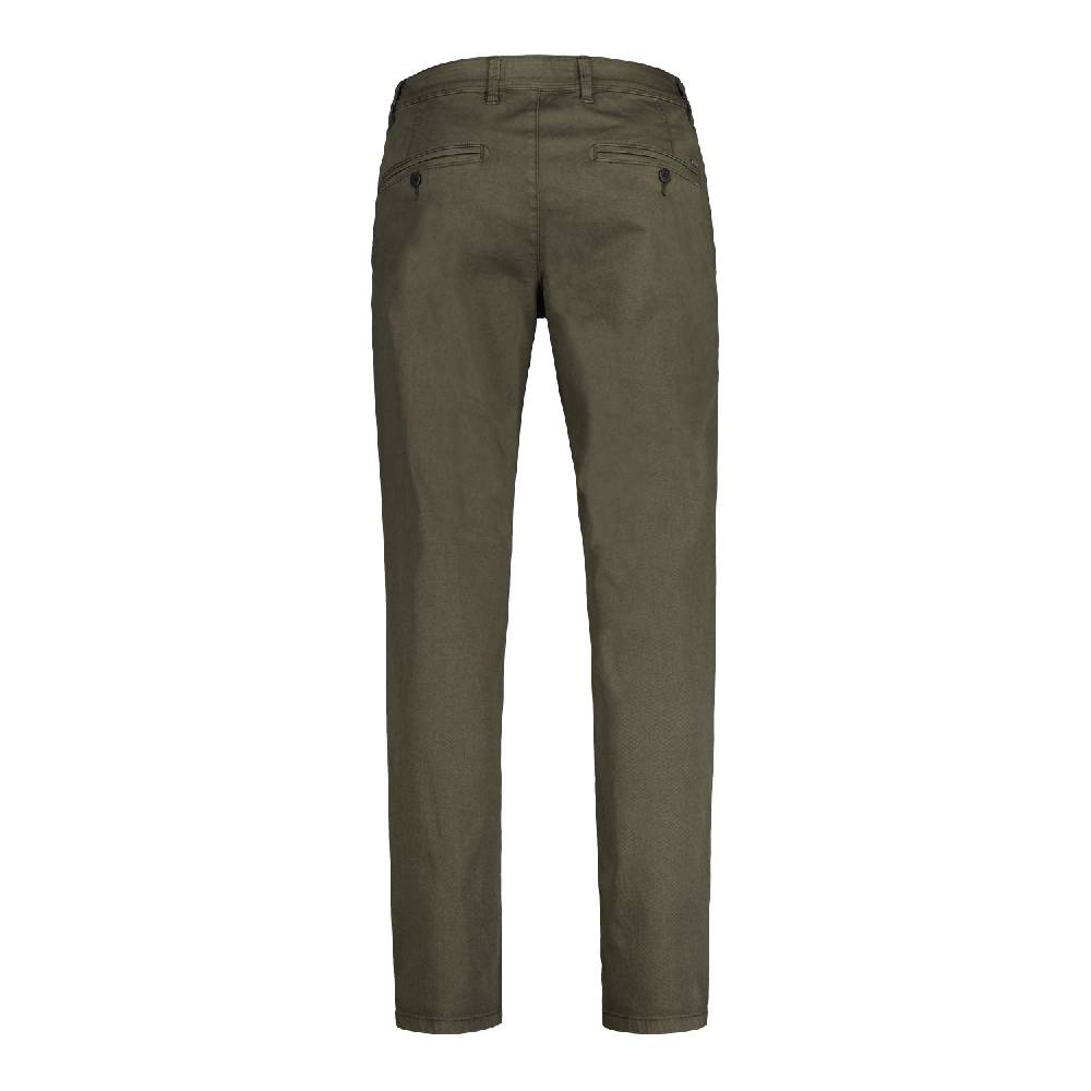Lerros 2009166 CHINO MICROSTRUCTUUR SLIM FIT (683 OLIVE) Online