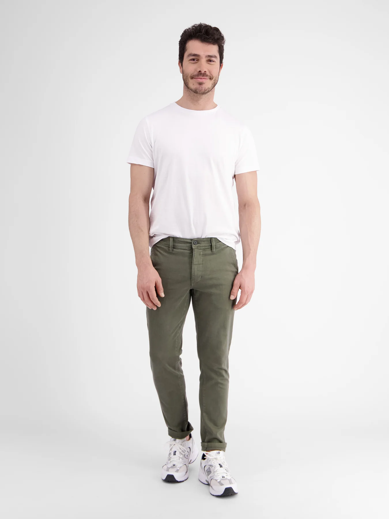 Lerros 2009114 CHINO VAN ZACHTE HYPERFLEX STRETCHKWALITEIT (659 AGED OLIVE) Verkauf