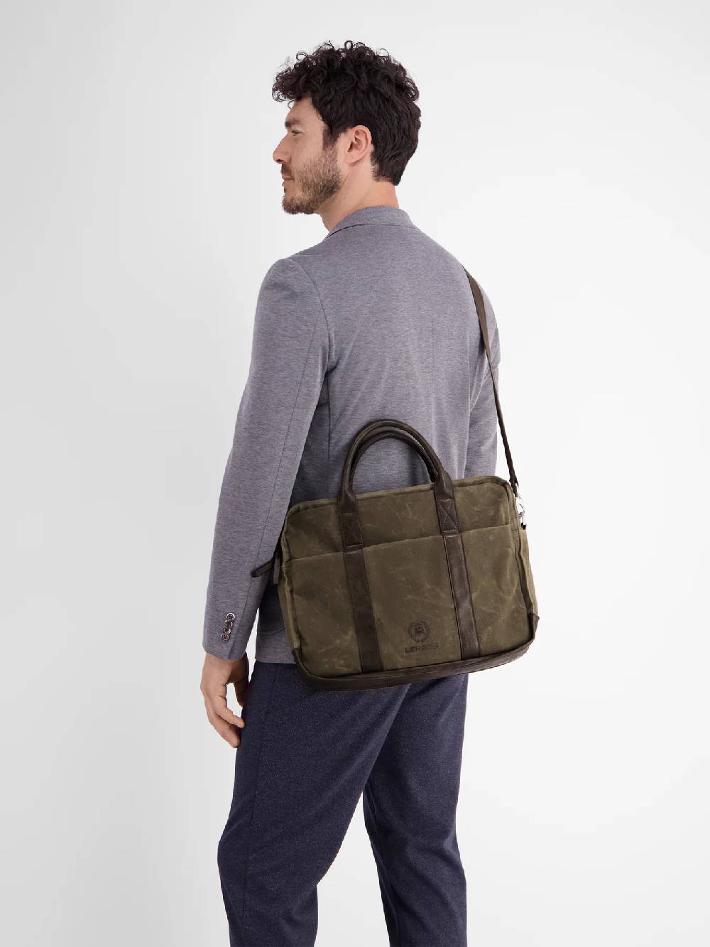 Lerros 5002370 ZAKELIJKE TAS COLUMBUS (645 GRANITE) Fabrikpreis