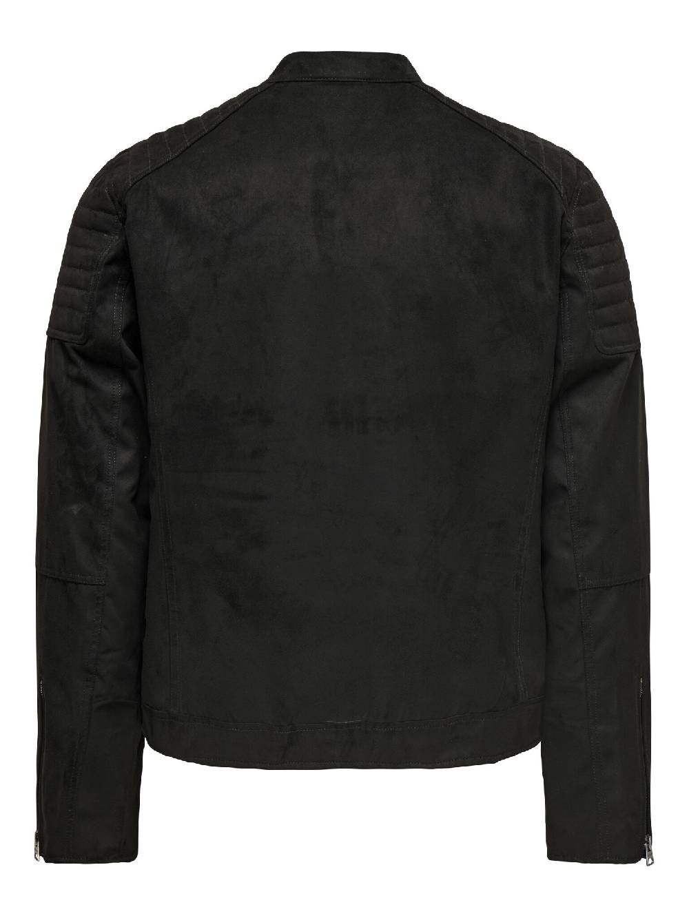 Only & Sons ONSGUS FAUX SUEDE RACER JACKET (Black) Großer Ausverkauf