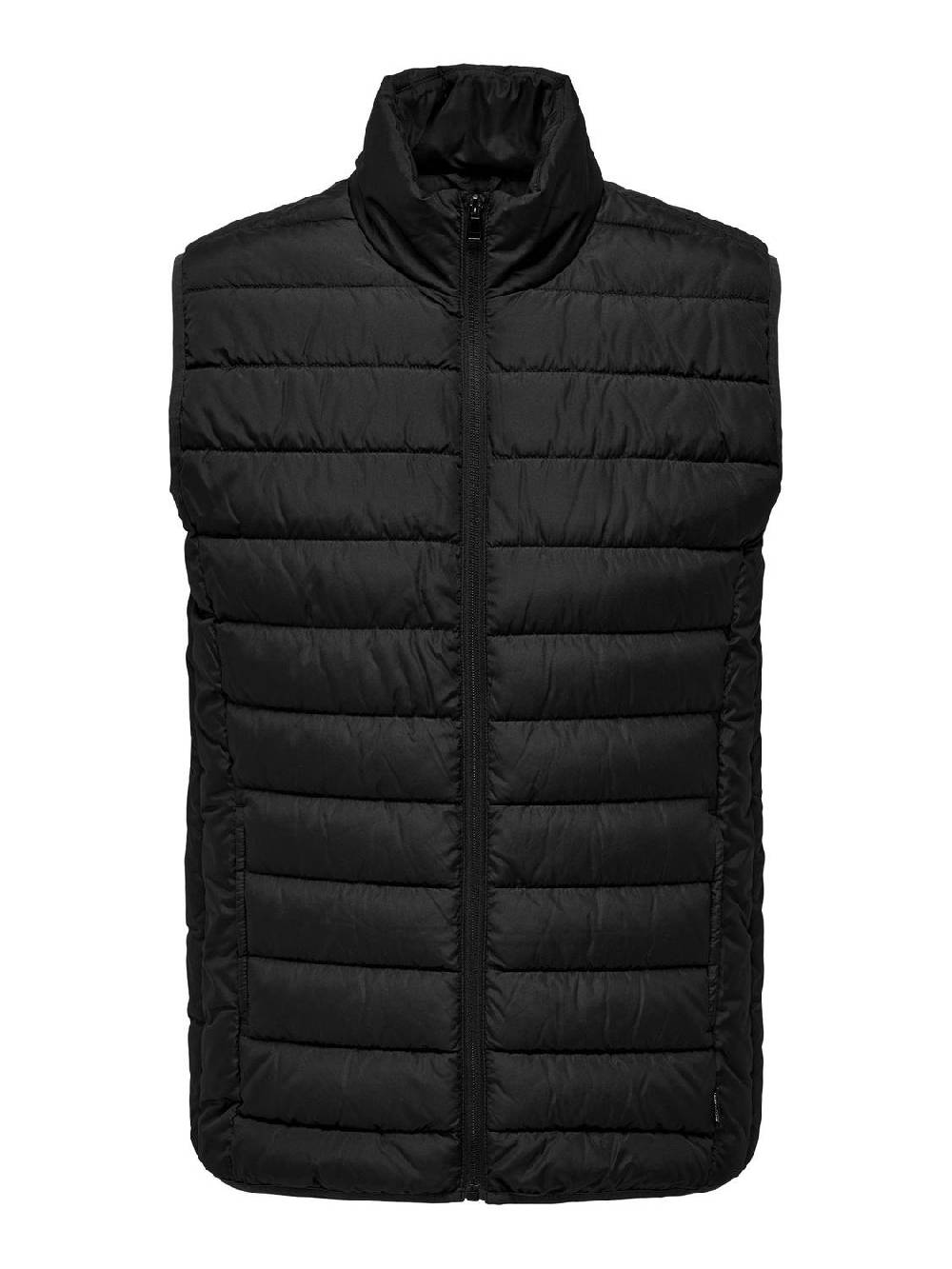 Only & Sons ONSBRODY QUILT VEST OTW VD BLACK Preisnachlass