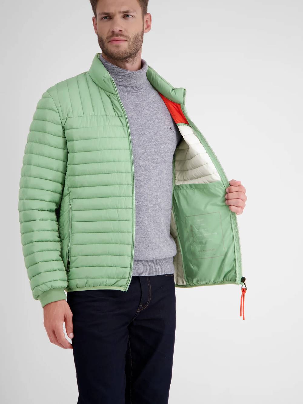 Lerros 23D7040 LICHTGEWICHT GEWATTEERD JACK (612 SAGE GREEN) Black Friday