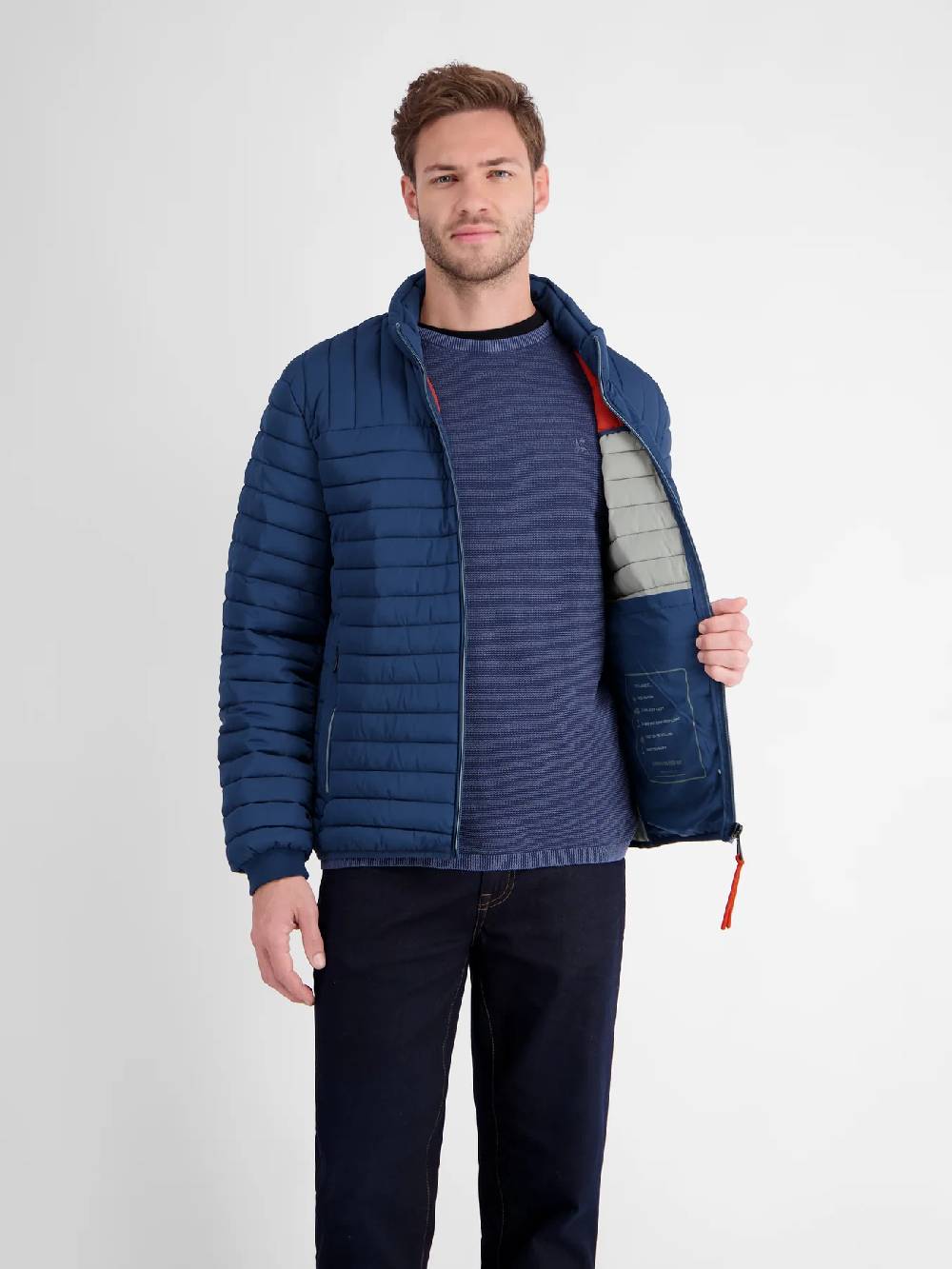 Lerros 23D7040 LICHTGEWICHT GEWATTEERD JACK (448 STORM BLUE) Cyber Monday