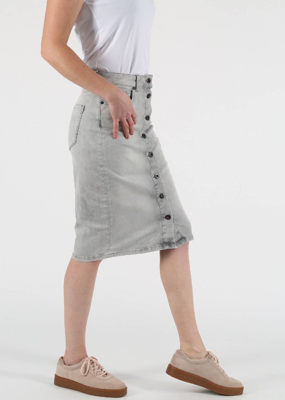 M.O.D Sina Skirt Alabama Grey Clearance-Verkauf