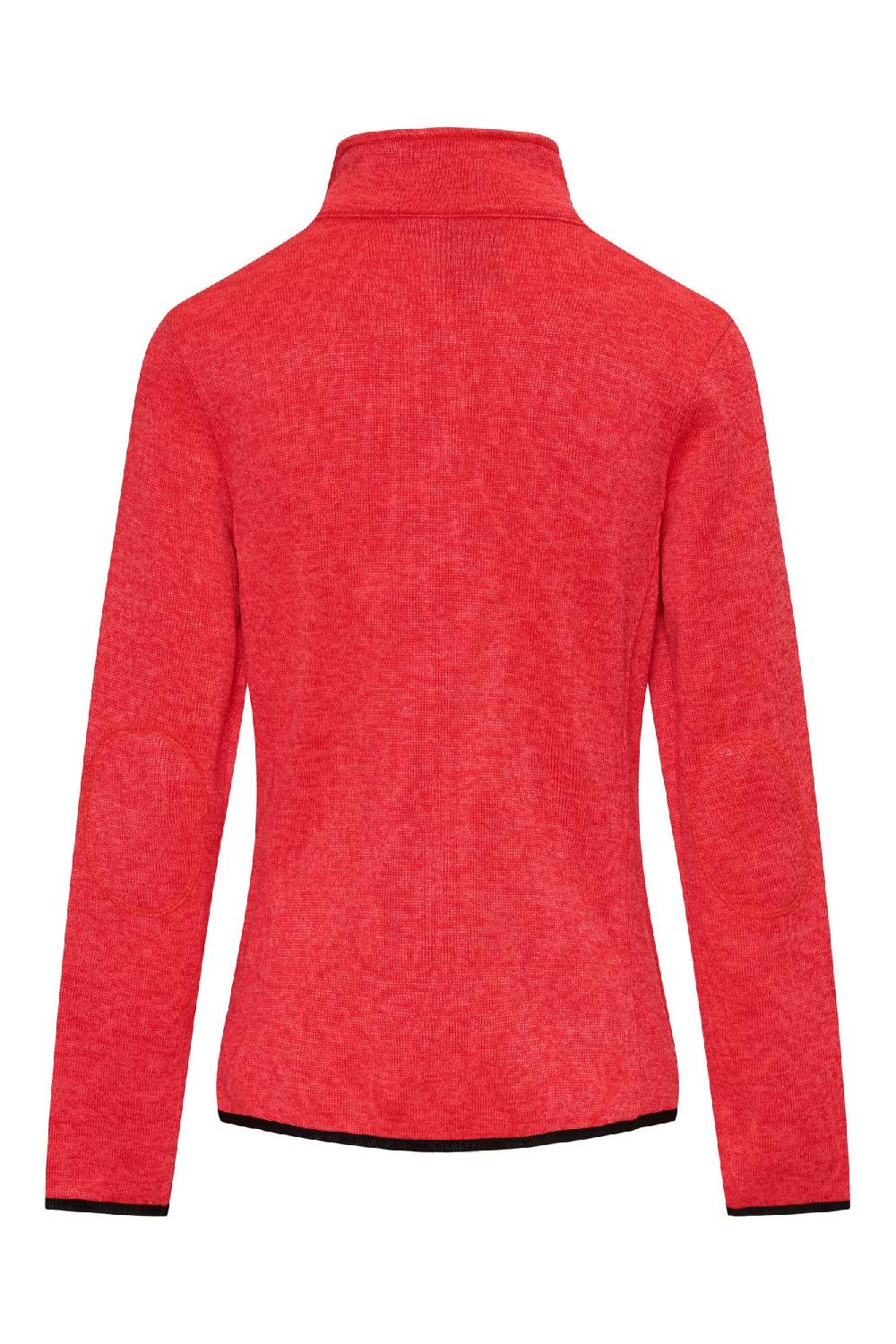 Nordberg ANDREA Knitted Fleece Jacket Red Melange Speichern exportieren