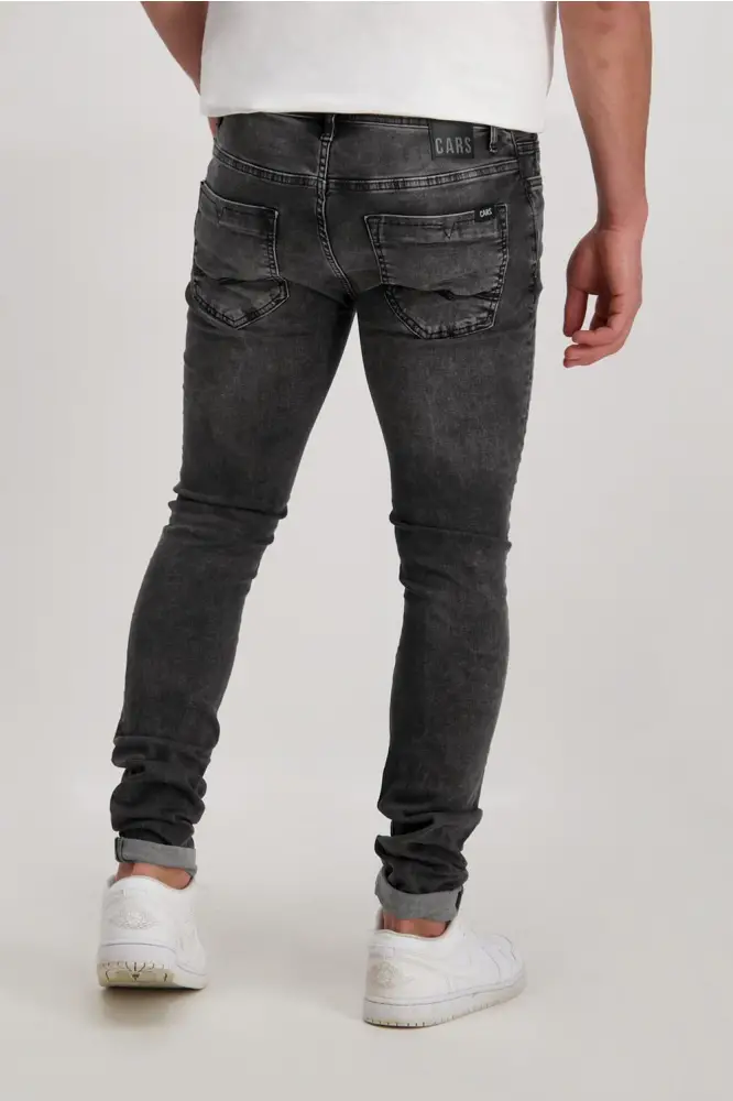 Cars Jeans Dust Super Skinny Black Used (41) Super Sparpreis