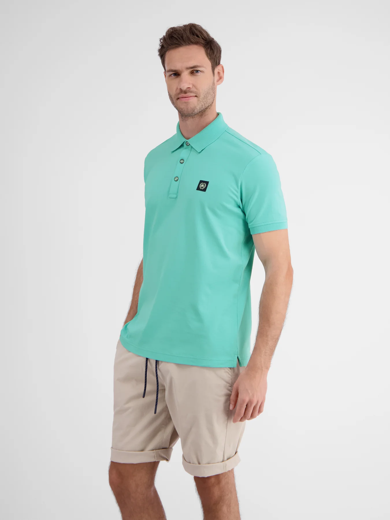 Lerros 2453261 Men Polo (Iced mint 410) Nur für heute