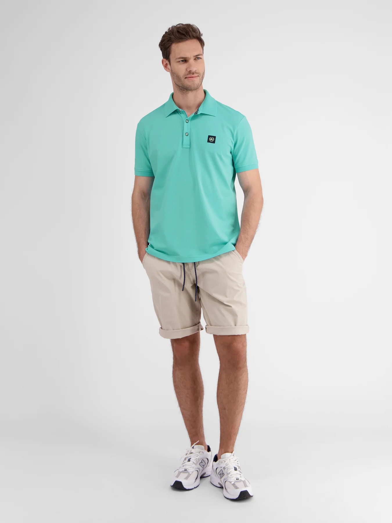 Lerros 2453261 Men Polo (Iced mint 410) Nur für heute