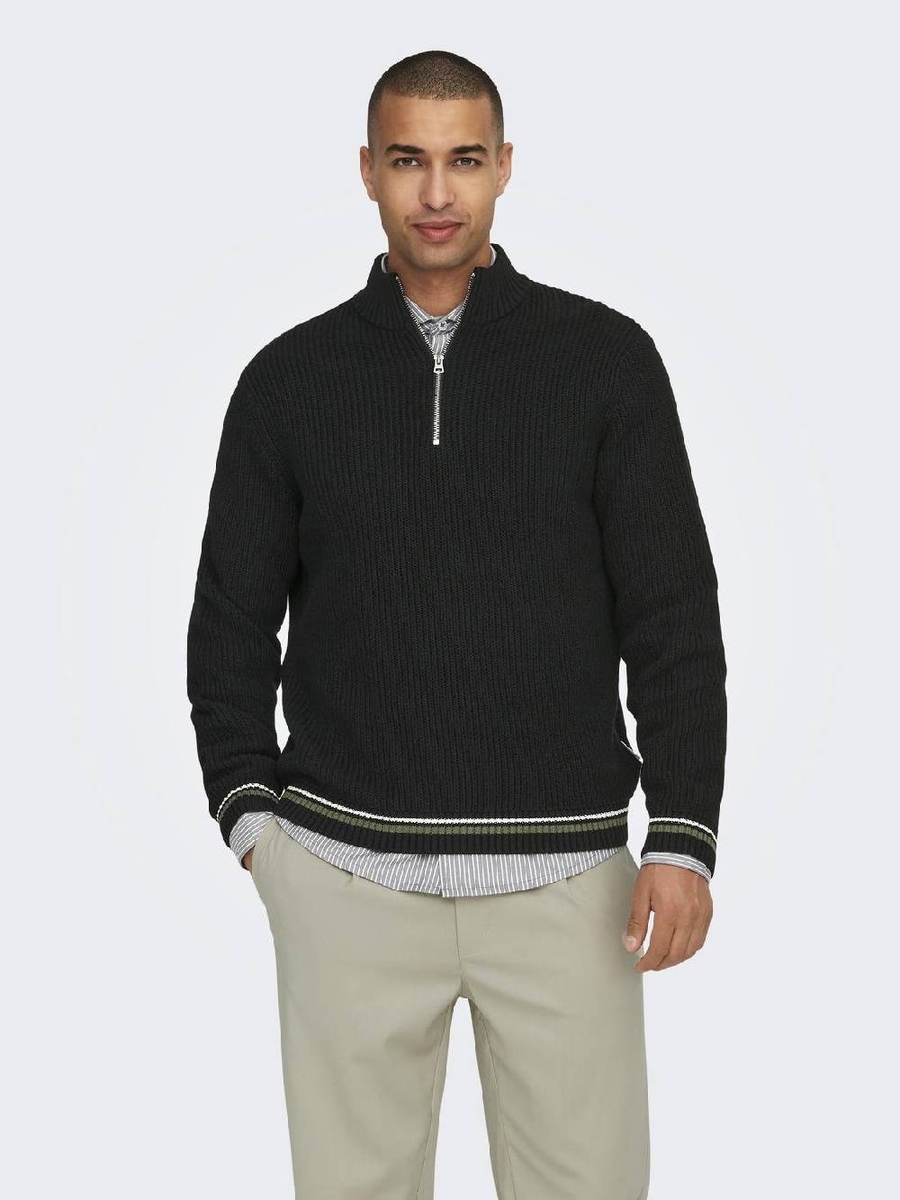 Only & Sons ONSLIMA LIFE REG 5 MIX BOX KNIT BTS (Black) Vierteljährliche Förderung