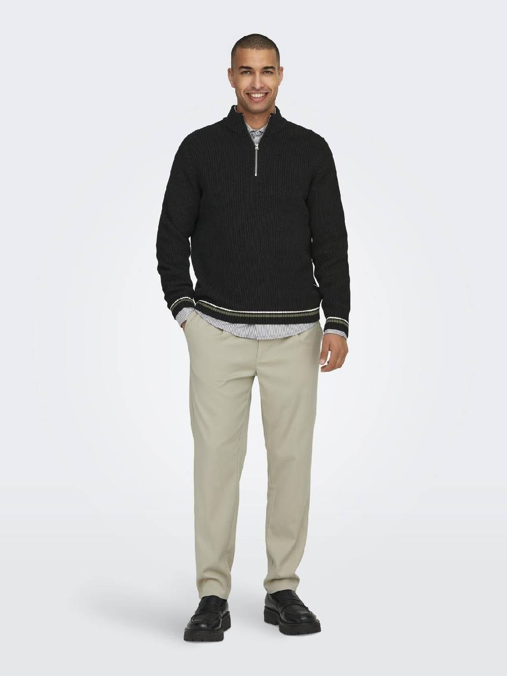 Only & Sons ONSLIMA LIFE REG 5 MIX BOX KNIT BTS (Black) Vierteljährliche Förderung