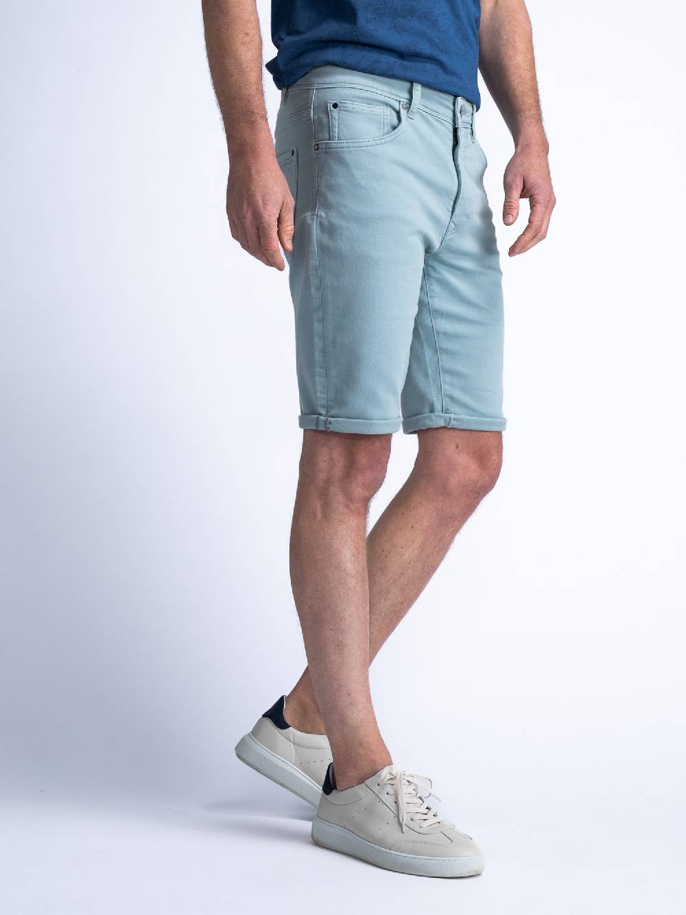 Petrol Men Shorts Denim M-1040-SHO005 (5179 Aqua Grey) Black Friday Preise