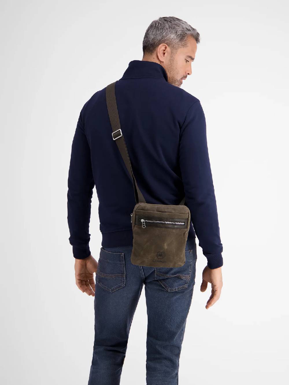 Lerros 5002019 COLUMBUS-CROSSBODYTAS (645 GRANITE) Fabrikverkauf