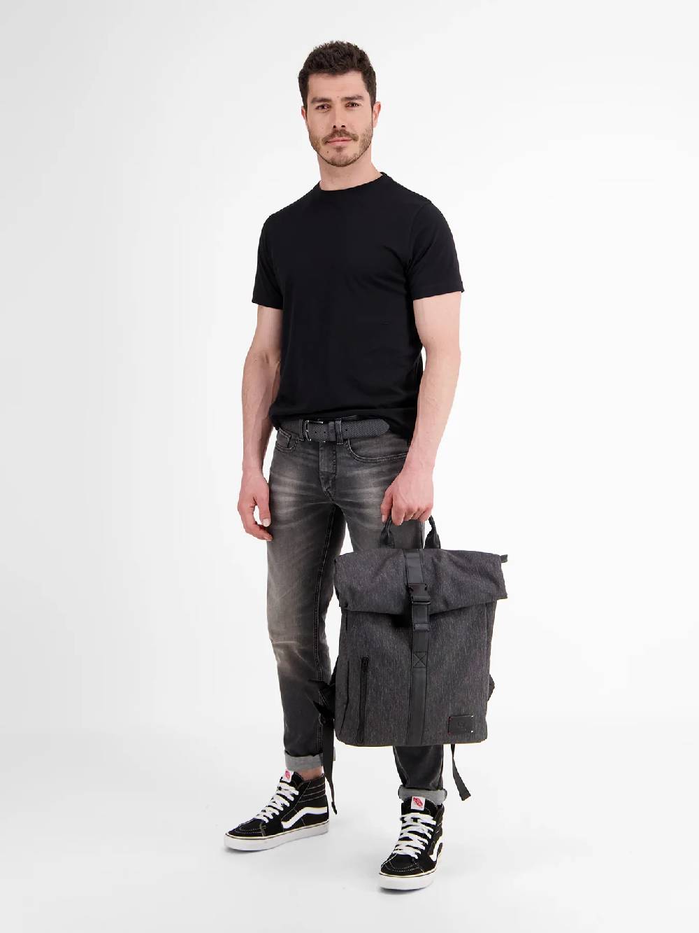 Lerros 5002016 RUGZAK IN BASIC STIJL (262 ASPHALT GREY) Blitzverkäufe