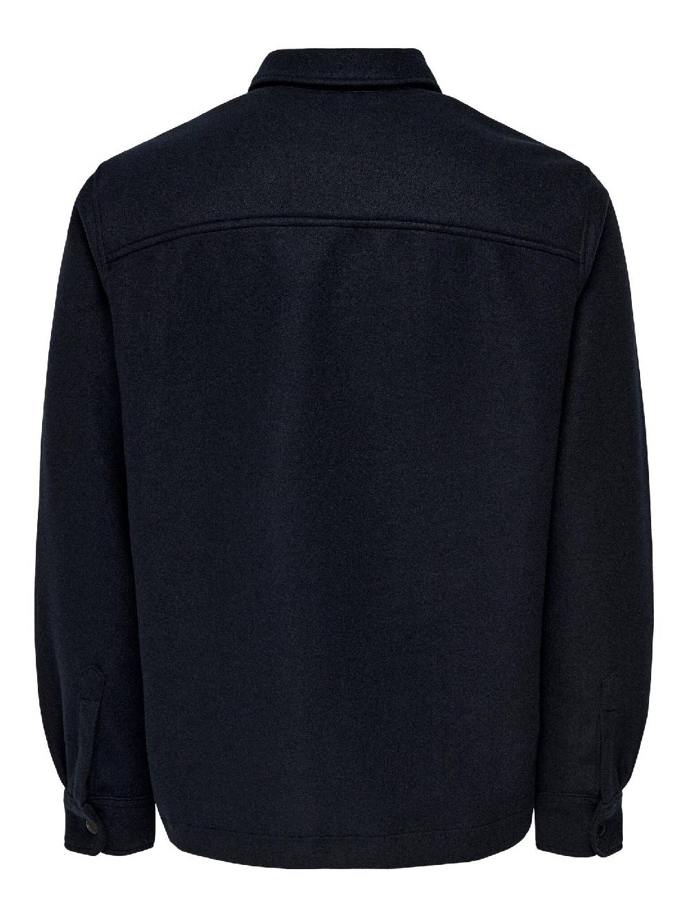 Only & Sons Onsdal OVR ZIP LS Shirt (187197 Dark Navy) Cyber Monday