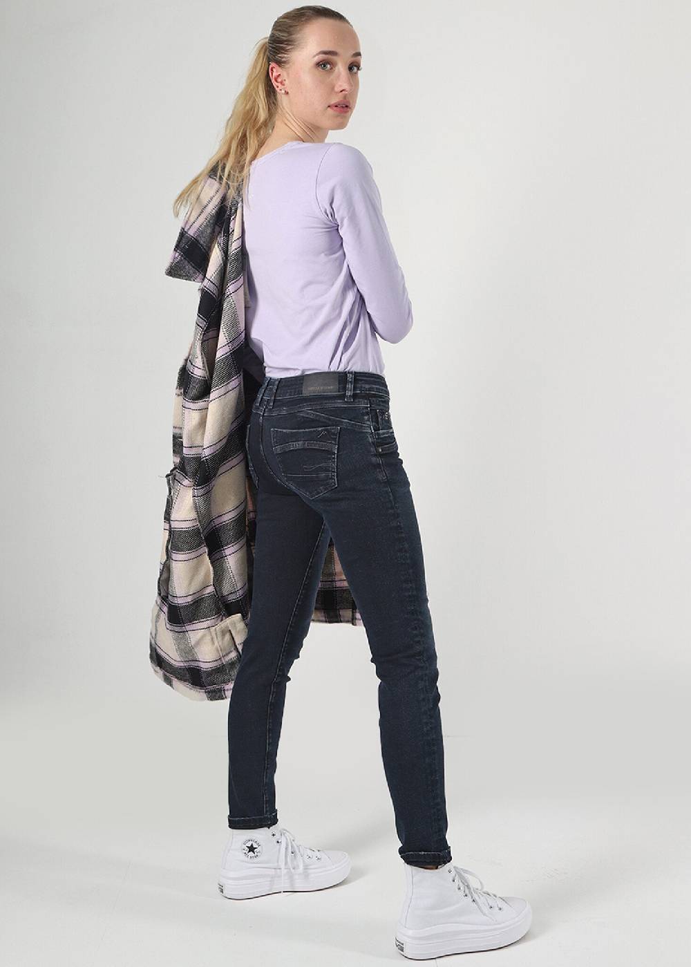M.O.D SUZY Skinny fit - Slip Blue Black Outlet