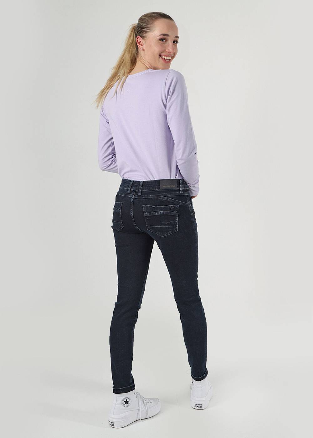 M.O.D SUZY Skinny fit - Slip Blue Black Outlet