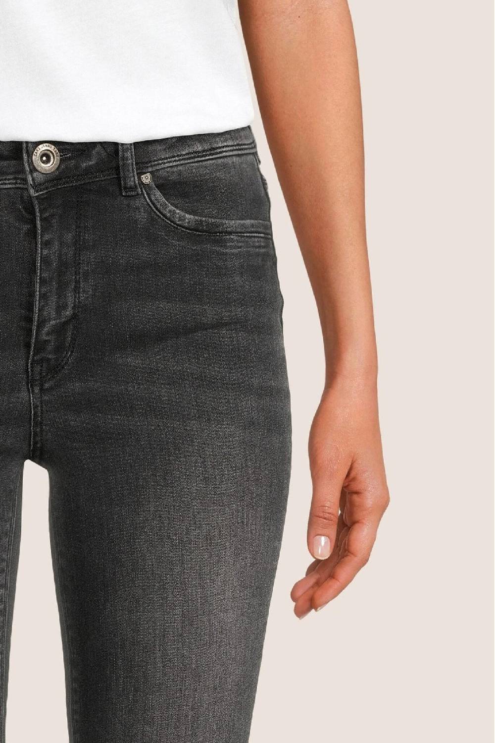 Cars Jeans MICHELLE Flare Den.Black Used Günstiger Verkauf