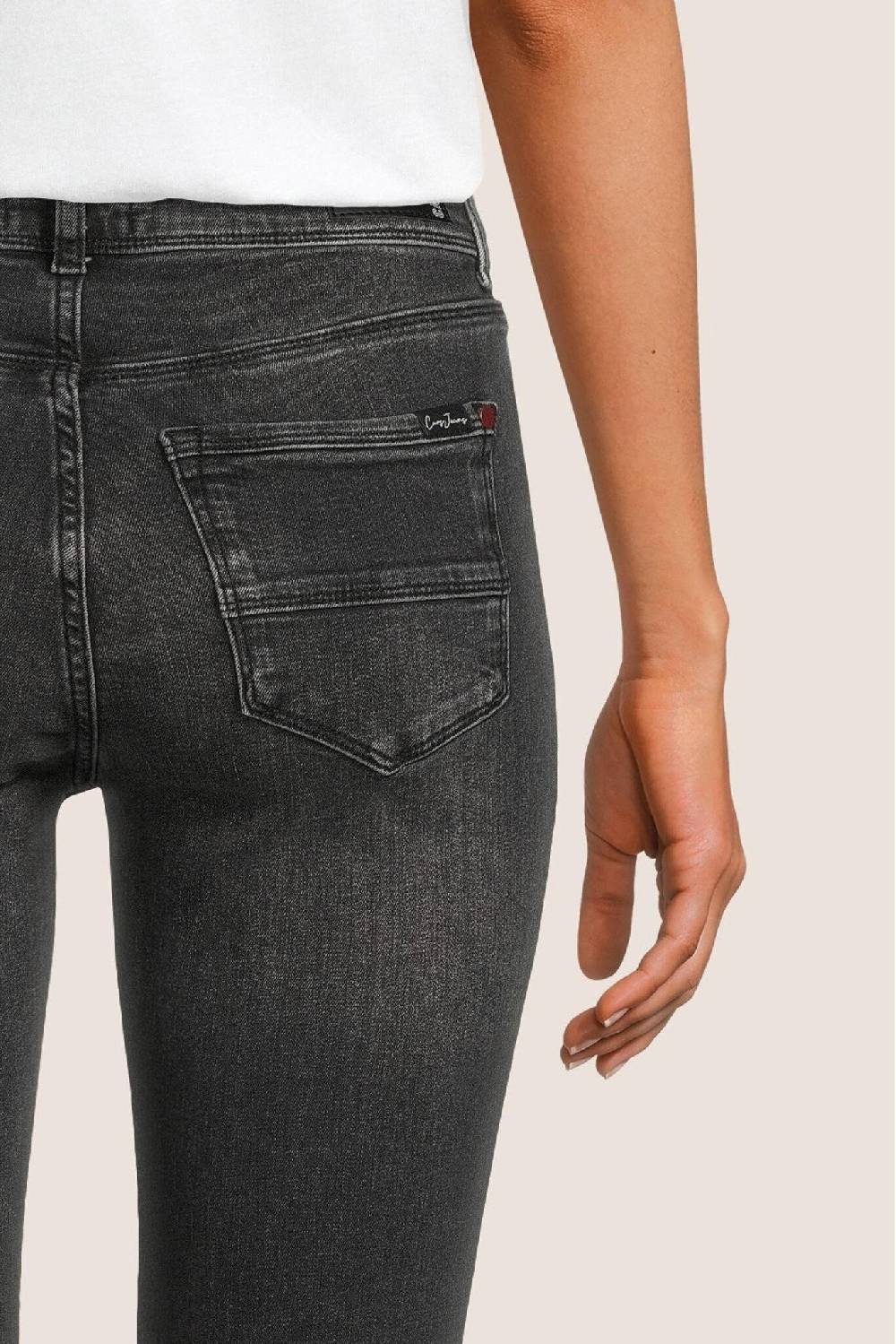 Cars Jeans MICHELLE Flare Den.Black Used Günstiger Verkauf