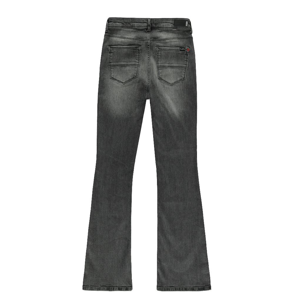 Cars Jeans MICHELLE Flare Den.Black Used Günstiger Verkauf