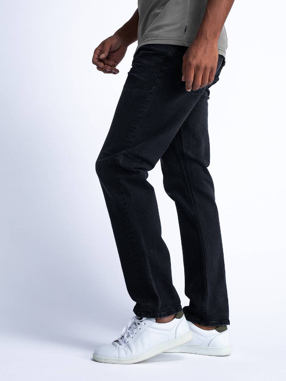 Petrol STARLING - Straight Denim (9705 Black Stone) Fabrik Onlineshop
