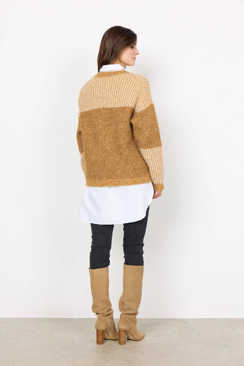Soya Concept SC-TORINO YD STRIPE 6 (93460C GOLDEN YELLOW MELANGE C) Online Shopping