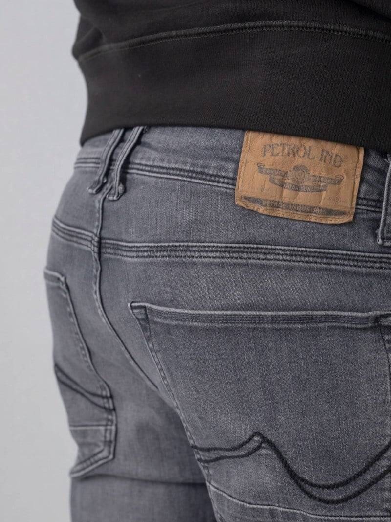 Petrol RUSSEL - Men Denim Tapered (9700 Grey) Valentinstagsangebot