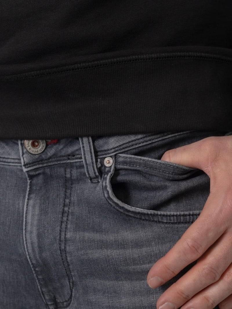 Petrol RUSSEL - Men Denim Tapered (9700 Grey) Valentinstagsangebot