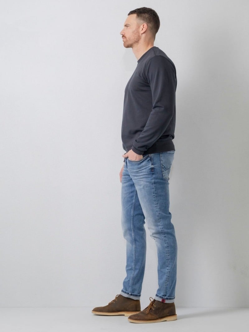 Petrol RUSSEL - Men Denim Tapered (5701 Light used) Top Angebot